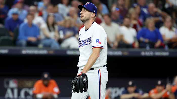 Max Scherzer in Game 3 of the ALCS.